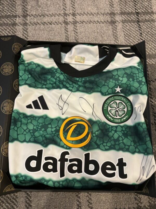 celtic fc signed shirt for sale on Ebay