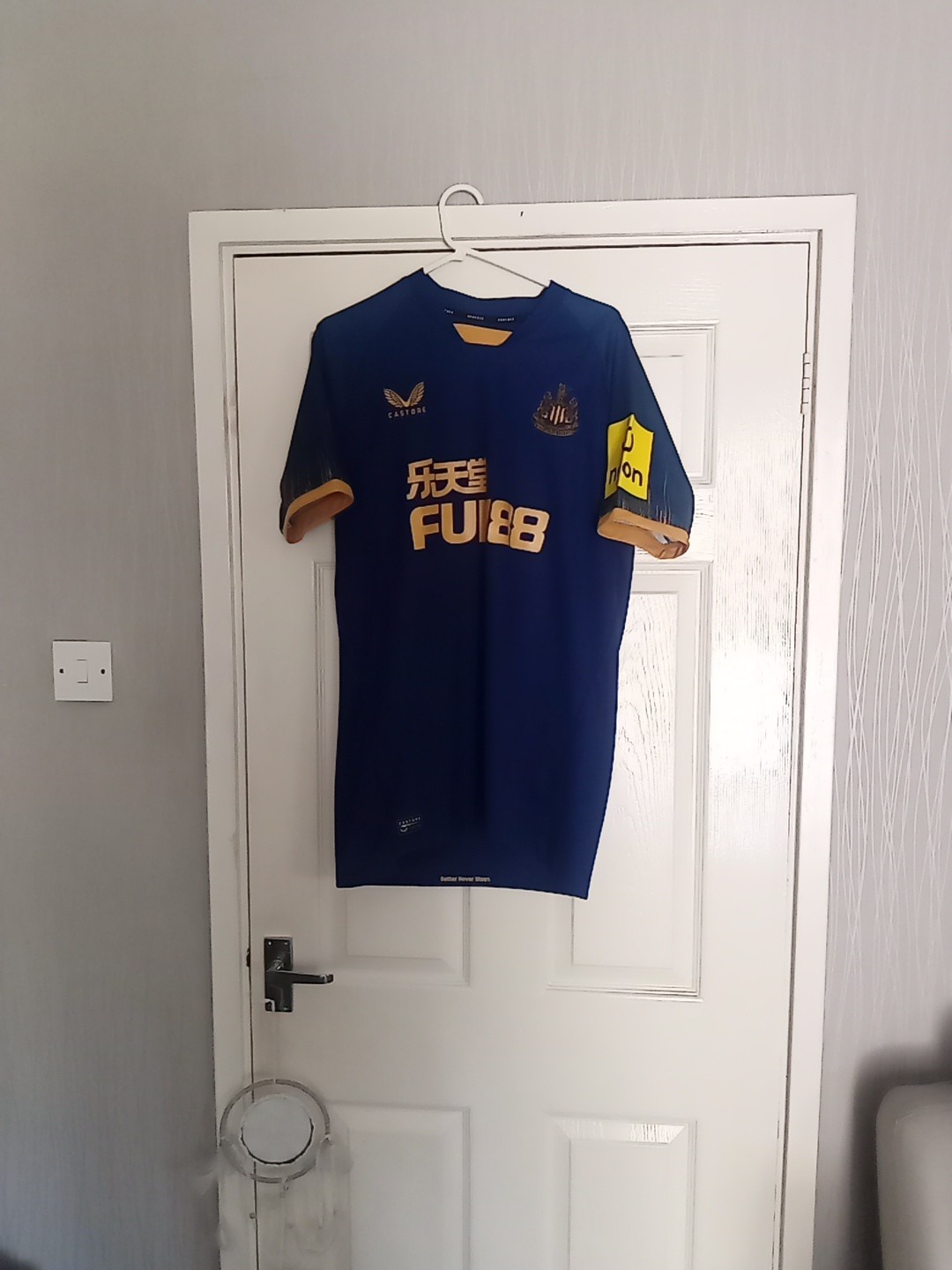 Newcastle united away shirt for sale on Ebay