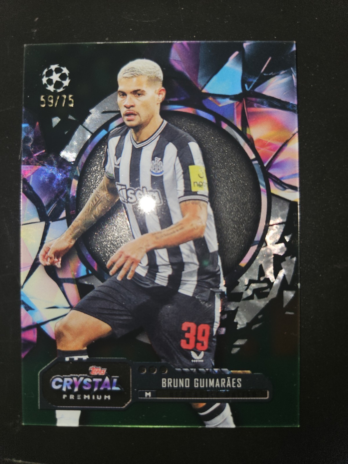 Bruno Guimaraes /75 Topps Crystal Premium 23/24 Newcastle Brazil for sale on Ebay