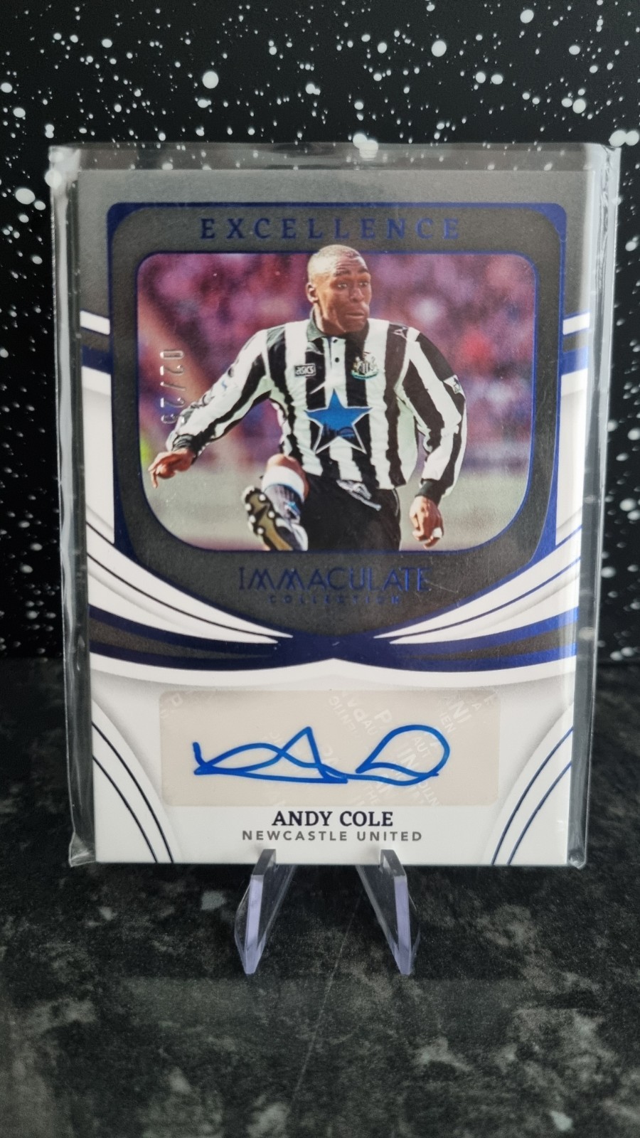 2022-23 Panini Immaculate Andy Cole Auto Card Numbered /25 Newcastle United FC for sale on Ebay