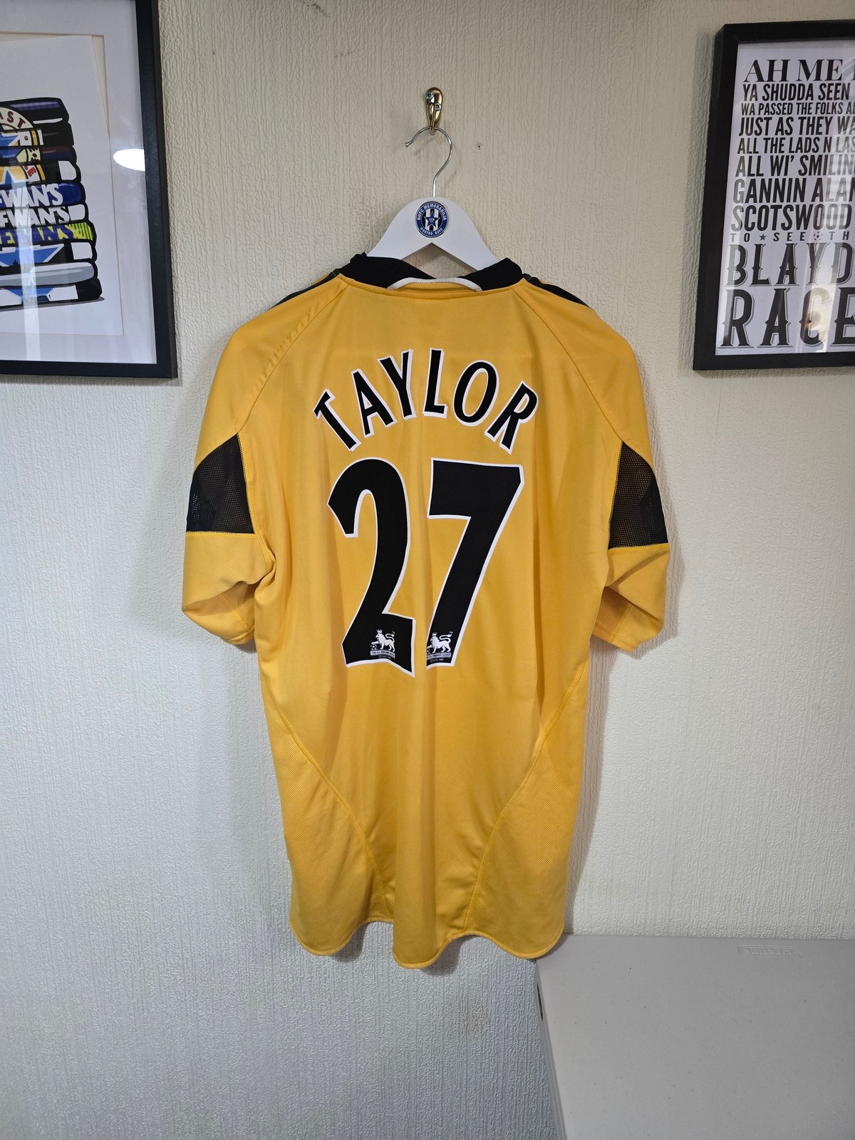 Newcastle United 2004/05 Adidas Third shirt #27 TAYLOR - XXL for sale on Ebay