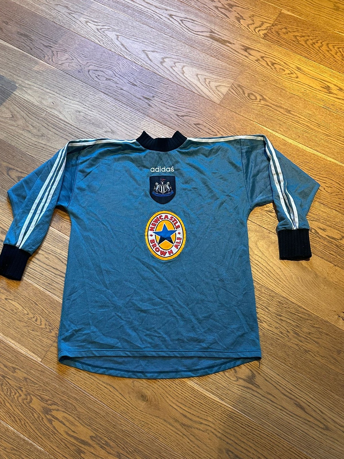 Newcastle United 96/97 Goalkeeper Shirt - Brown Ale - Large Size Rare! for sale on Ebay