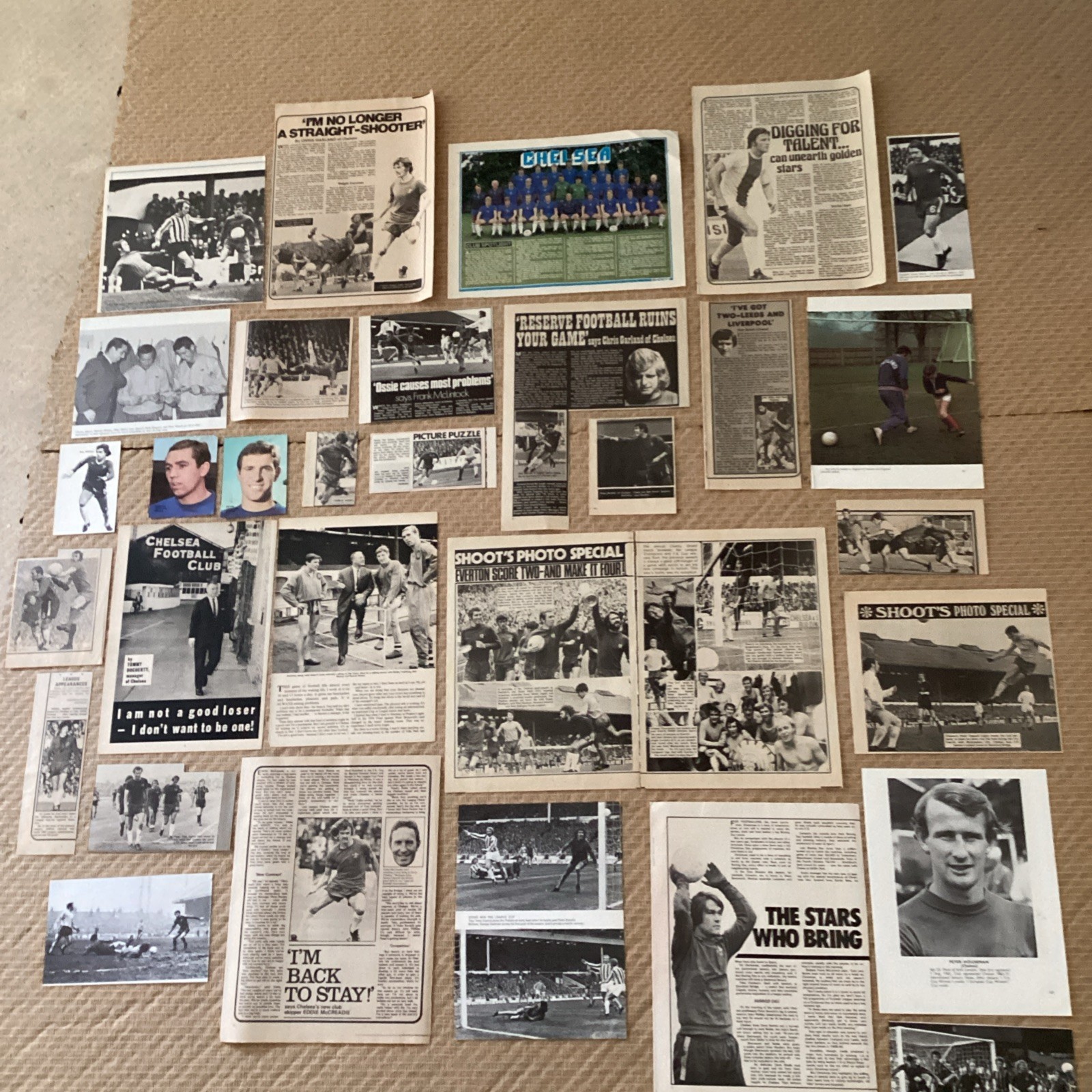 Football Magazine Team pic,Player Posters,cuttings,Chelsea, (set 5) for sale on Ebay