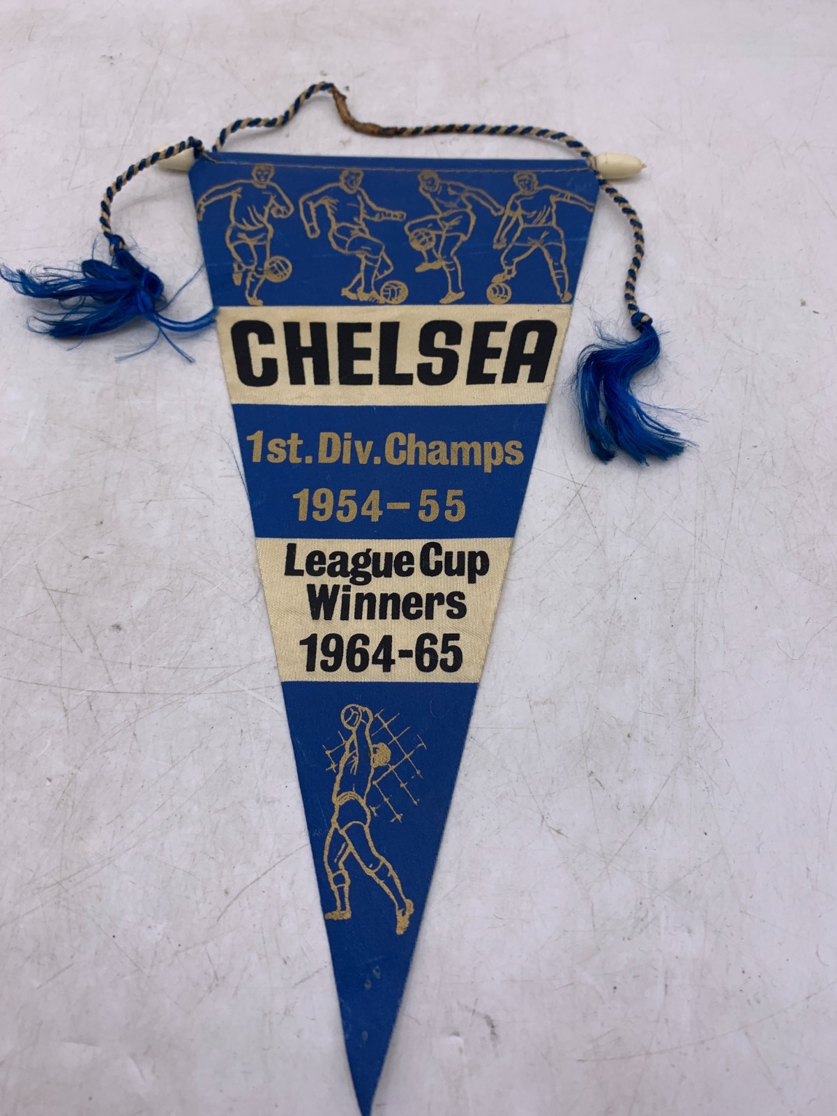 VINTAGE Football Chelsea FC 1960s Millar Football Pennant for sale on Ebay