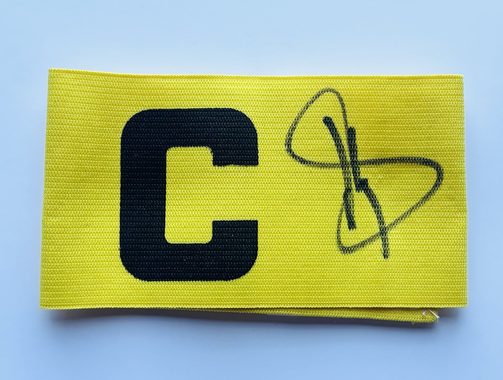 Raul Gonzales signed Captains Armband / Real Madrid / Spain / COA for sale on Ebay