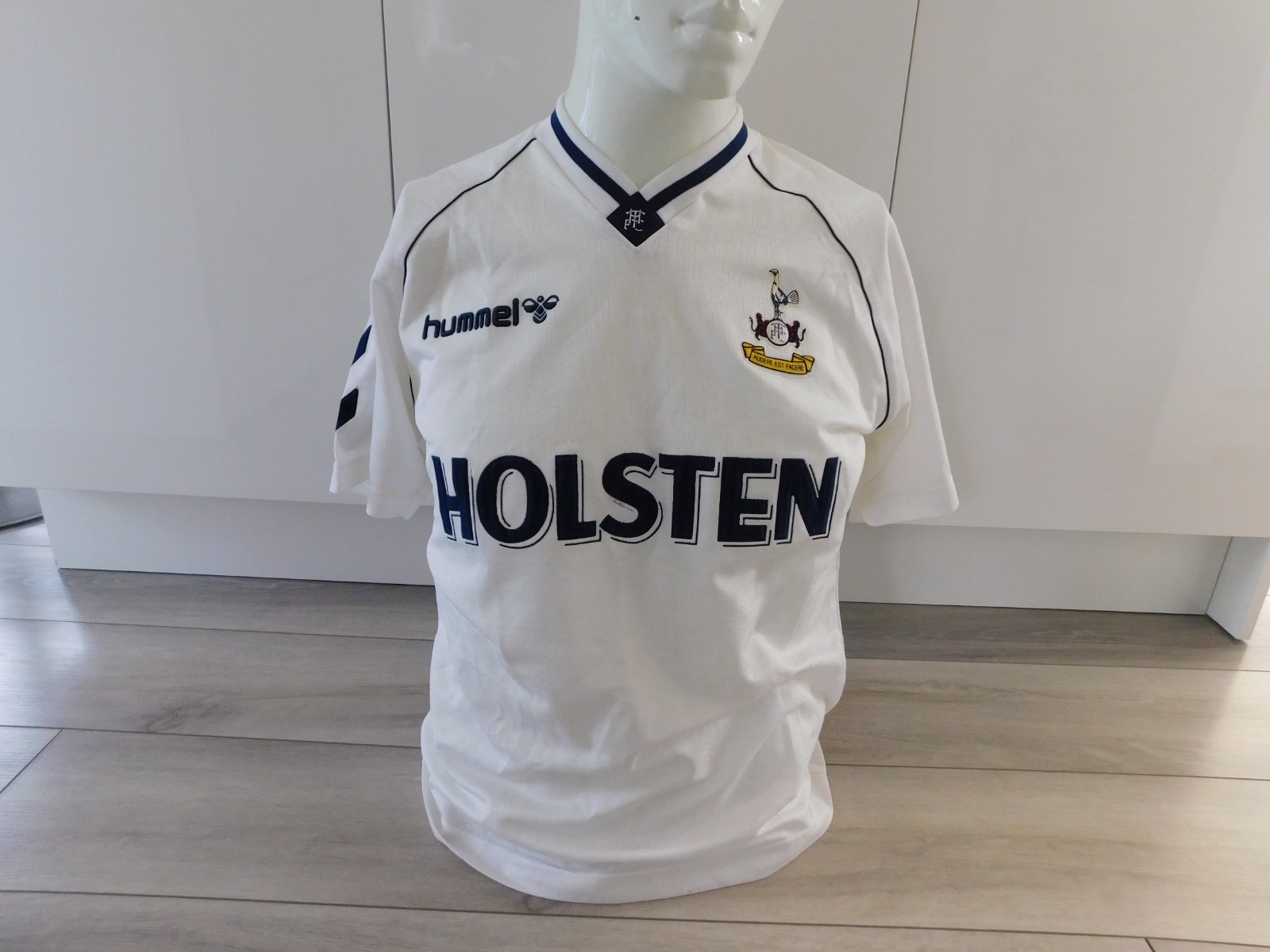 Tottenham Hotspur Holsten Shirt Hummel  89/91 Season Medium Vintage for sale on Ebay