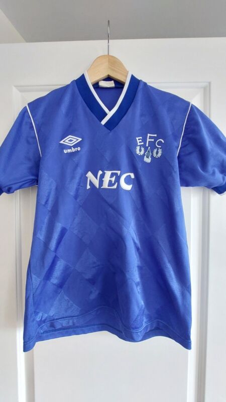 Rare Original Everton 1986 1987 1988 Home Football Shirt 38-40