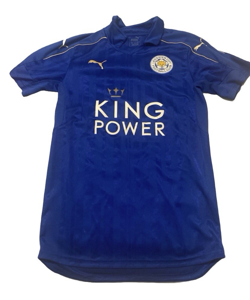 Leicester City 2015/16 PL Winning Home Retro Shirt Size S Mens for sale on Ebay