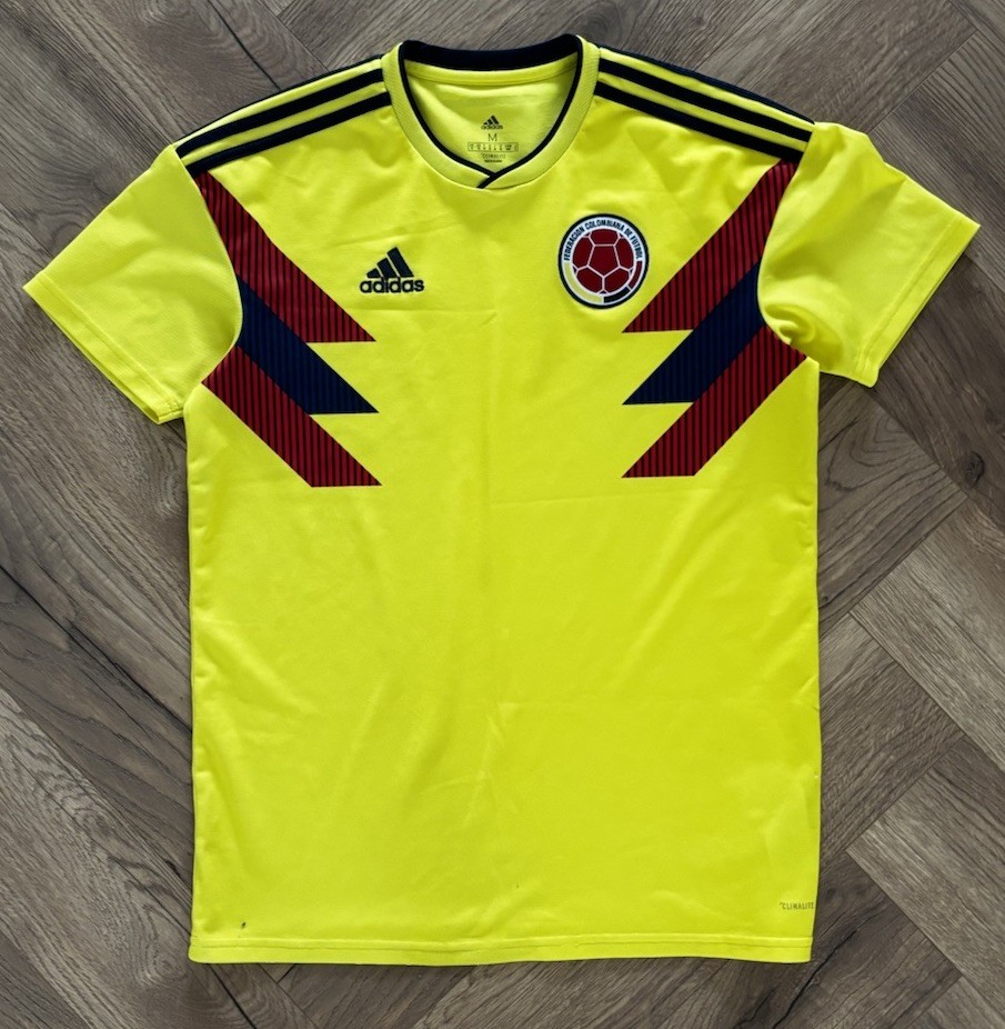 Colombia Adidas 2018/2019 Home Shirt - Size Adult Medium for sale on Ebay