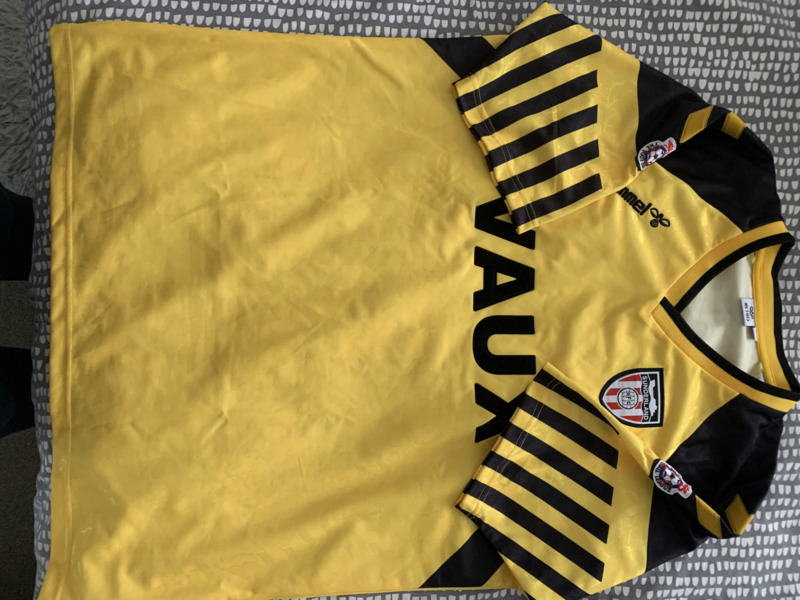 SUNDERLAND AFC SAFC HUMMEL 1992 THIRD SHIRT (RETRO) SIZE 2XL NEW for sale on Ebay