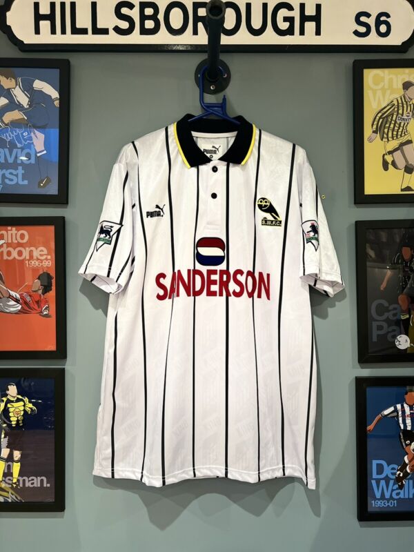 Sheffield Wednesday 1993/1994 Third Shirt “8” Waddle XXL  for sale on Ebay
