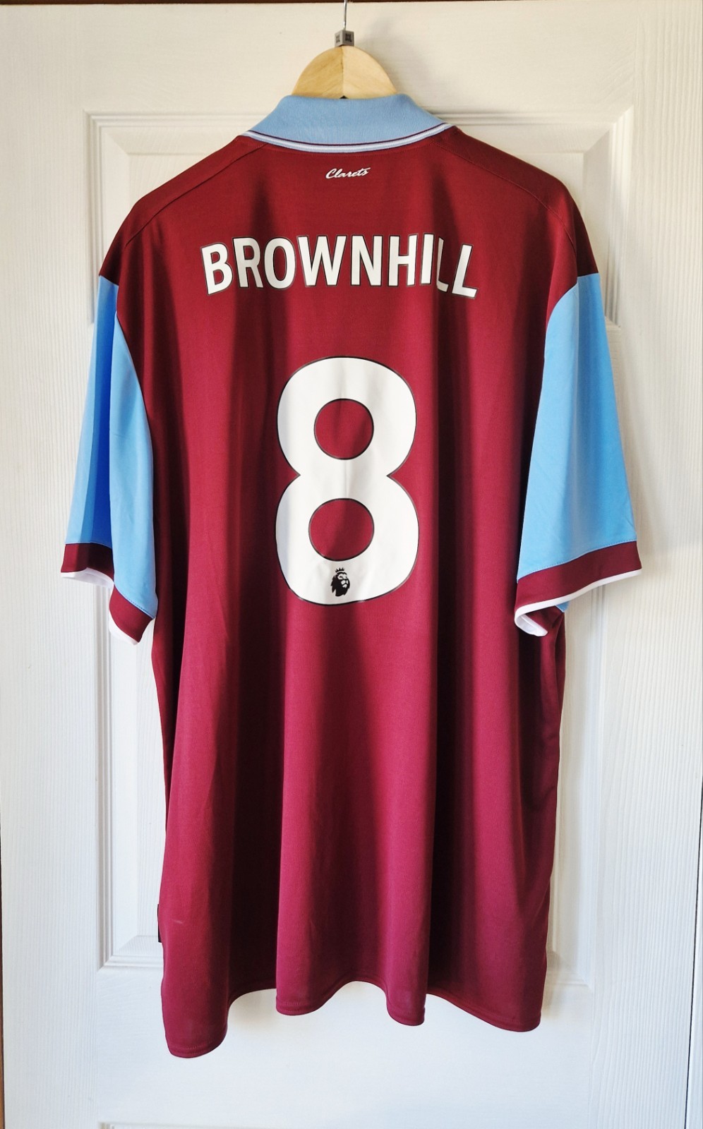 BURNLEY HOME FOOTBALL SHIRT 2023/24 - ADULT 5XL - BRAND NEW TAGS - BROWNHILL for sale on Ebay