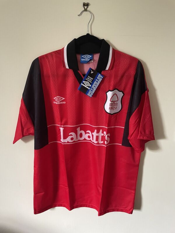 Nottingham Forest 1994-96 Home Shirt Large BNWT for sale on Ebay