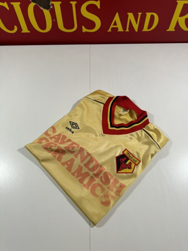 Authentic Umbro Watford 1984-1985 Home Shirt. Size M for sale on Ebay