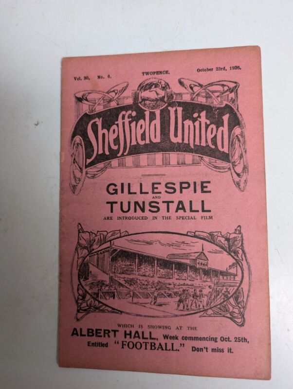 SHEFFIELD UNITED  V WEST HAM 1926/27 for sale on Ebay