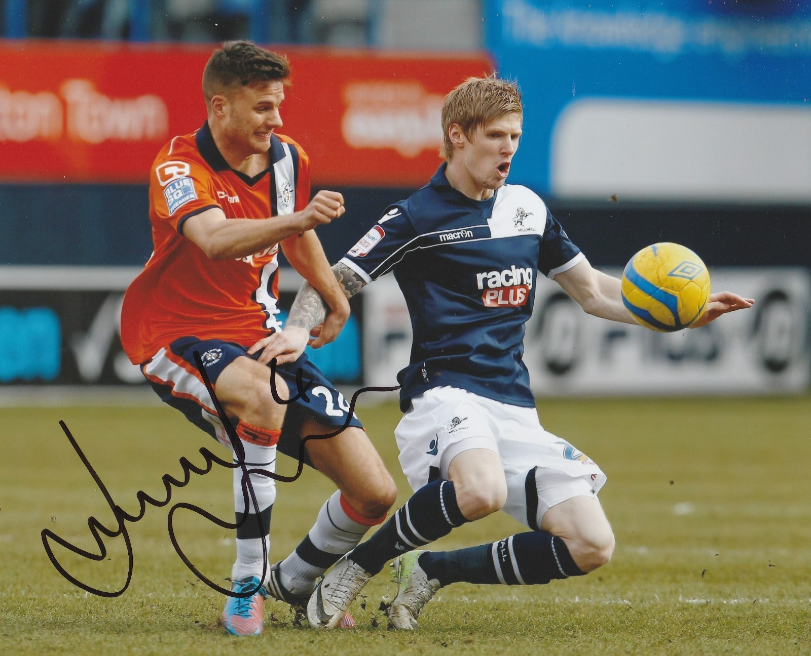 Jonathan Smith [Luton Town] Signed 10x8 Colour Photo for sale on Ebay