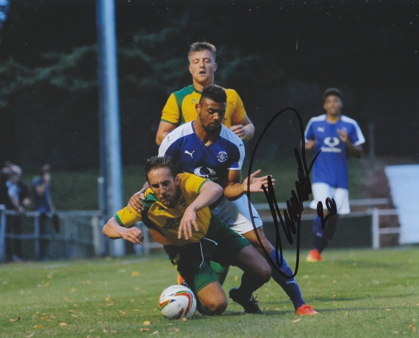 Isaac Vassell [Luton Town] Signed 10x8 Colour Photo for sale on Ebay