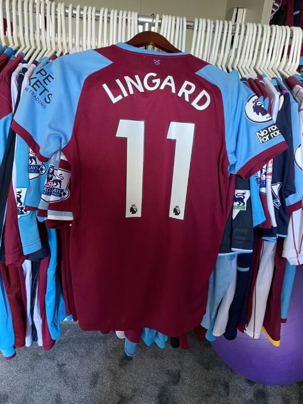 West Ham Utd Player Jesse Lingard Match Worn Lockdown Home Shirt Unwashed + COA for sale on Ebay