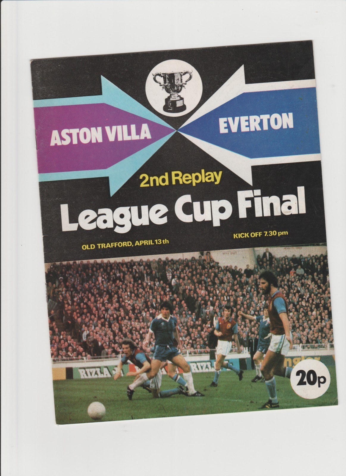 1976-77 Aston Villa v. Everton - Football League Final 2nd Replay @ Old Trafford for sale on Ebay