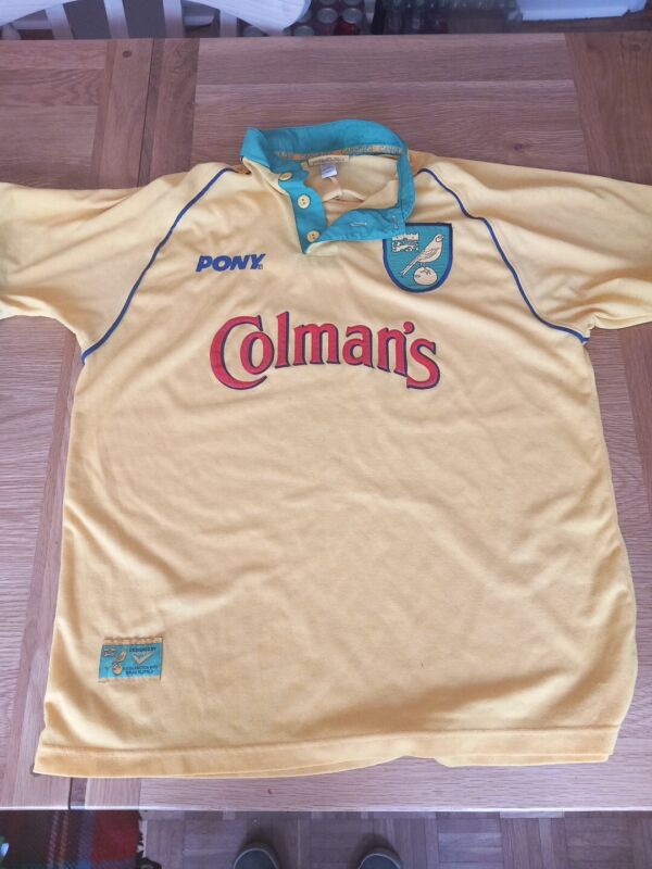 Vintage Replica Norwich City Football Shirt for sale on Ebay
