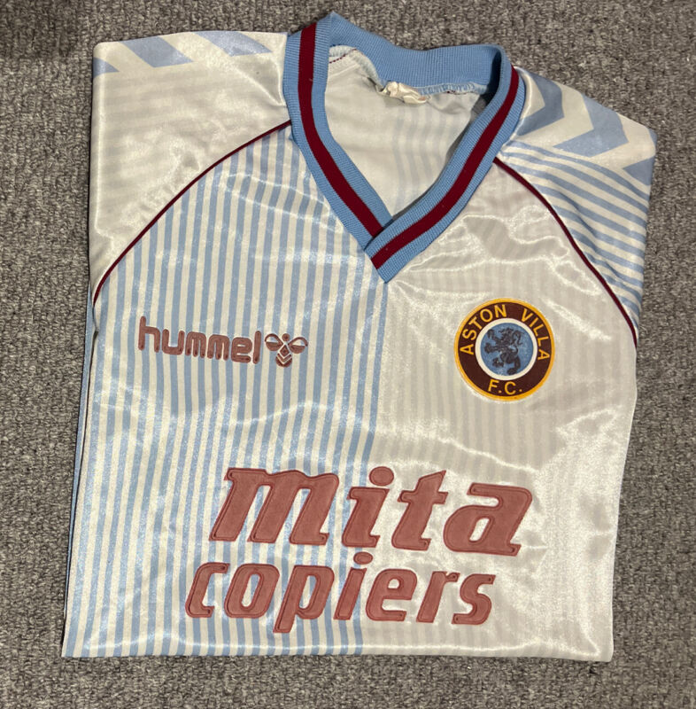 Aston Villa X hummel RARE Away Shirt 87-88-89 Size Small - Youth for sale on Ebay
