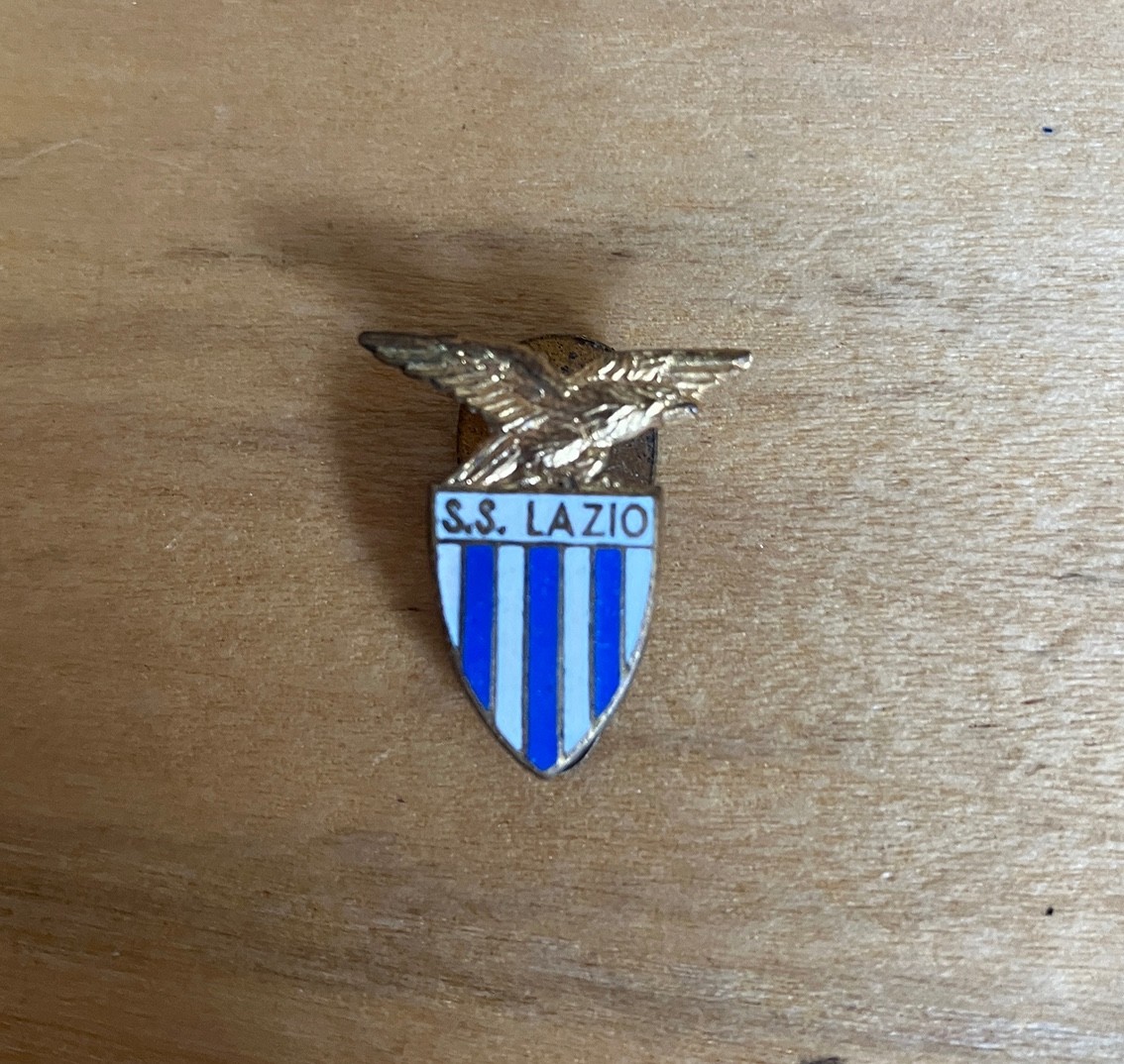 SS Lazio ( Italy ) - lapel badge (button hole fitting) for sale on Ebay