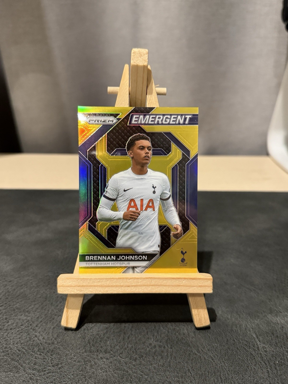 Brennan Johnson /10 Emergent Panini Prizm 23/24 Tottenham Hotspur for sale on Ebay