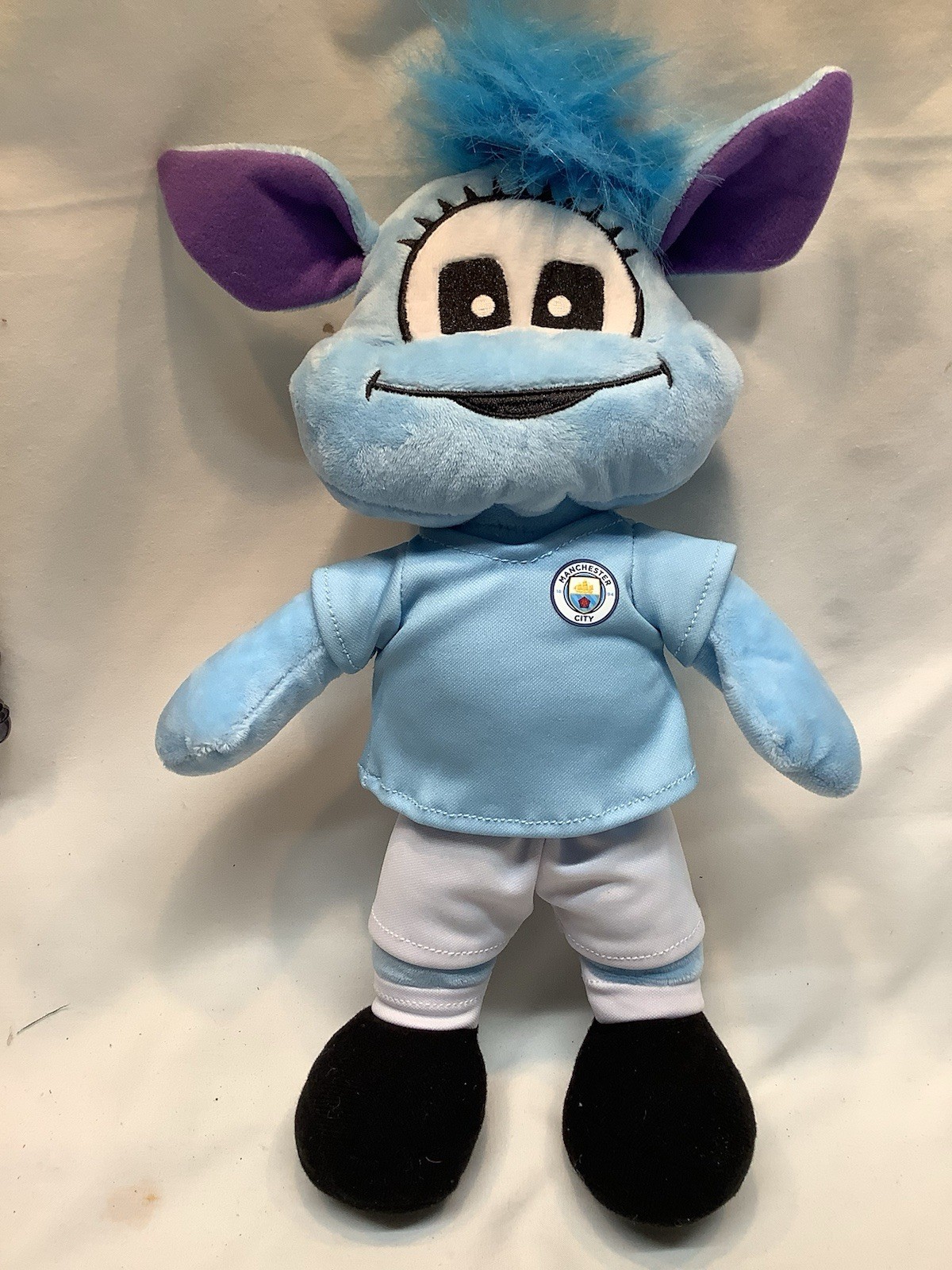 MANCHESTER CITY FOOTBALL CLUB MC FC SOFT TOY MASCOT 36CMS HIGH for sale on Ebay