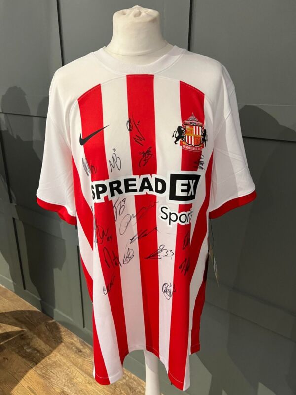 Sunderland AFC signed shirt from Season 23/24 Championship  for sale on Ebay