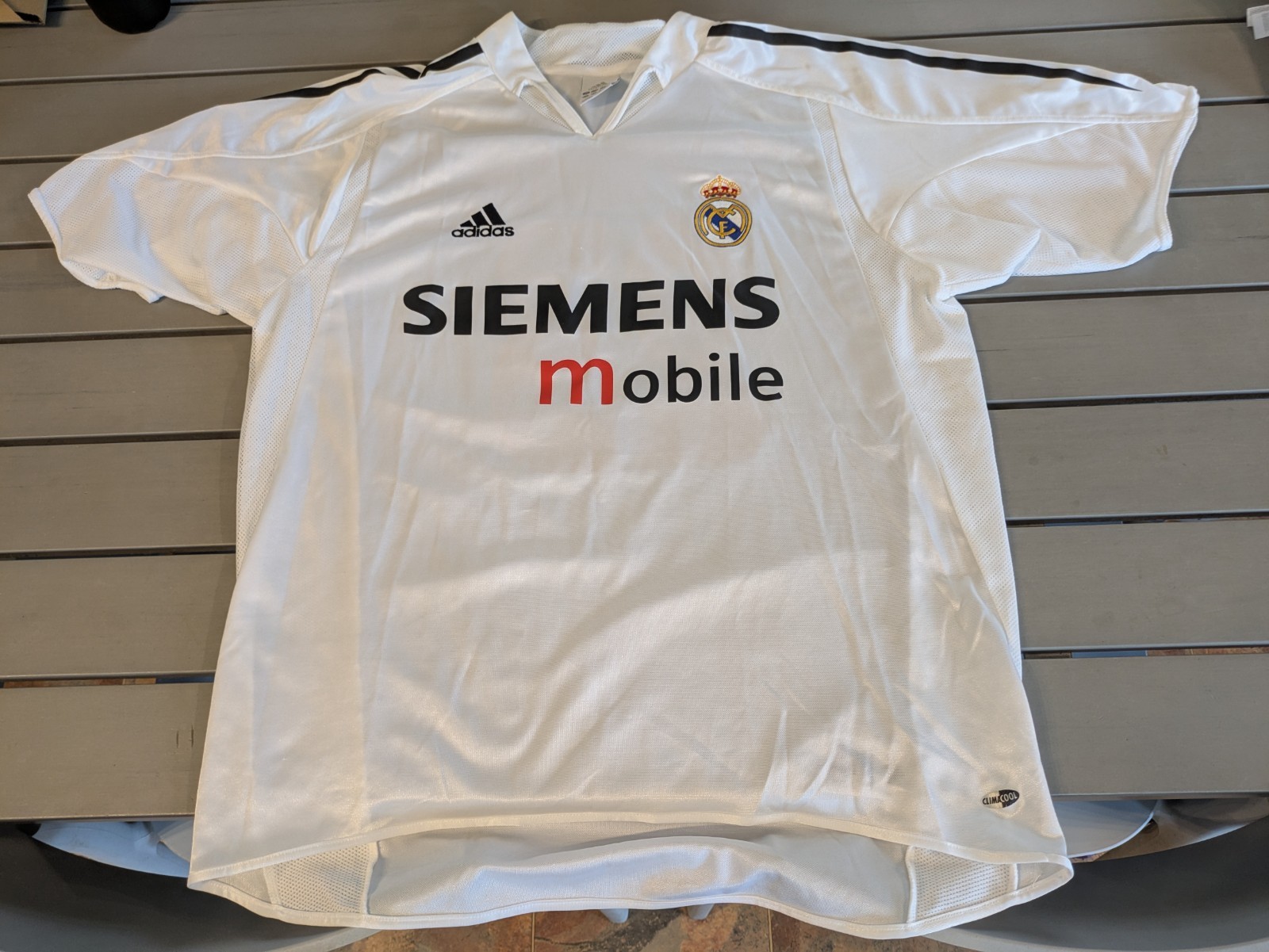 Original Adidas Real Madrid Home Beckham 23 Shirt 2004/5 Size Medium 21