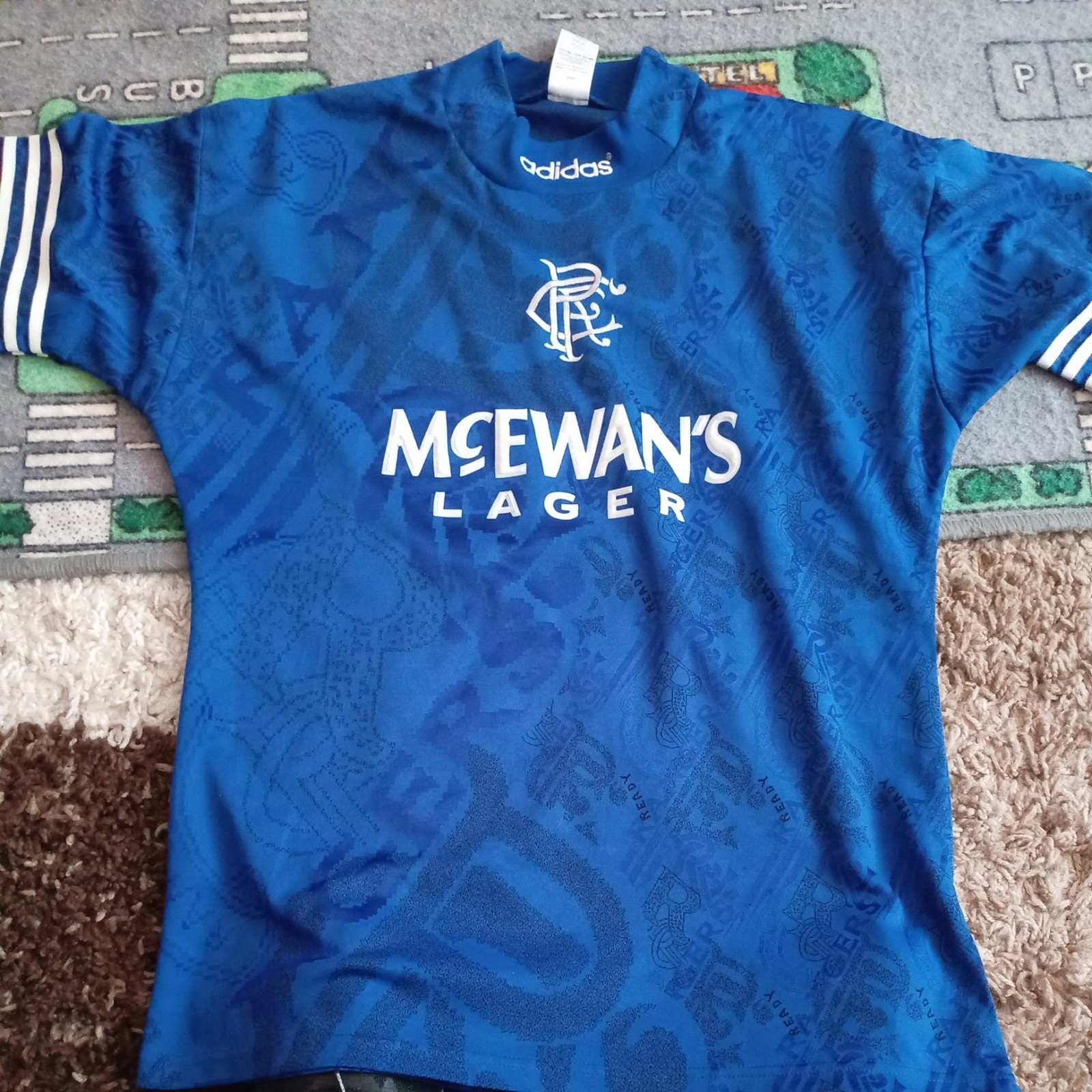 Rangers Retro  Home Shirt Adult Medium  Adidas Glasgow Rangers for sale on Ebay