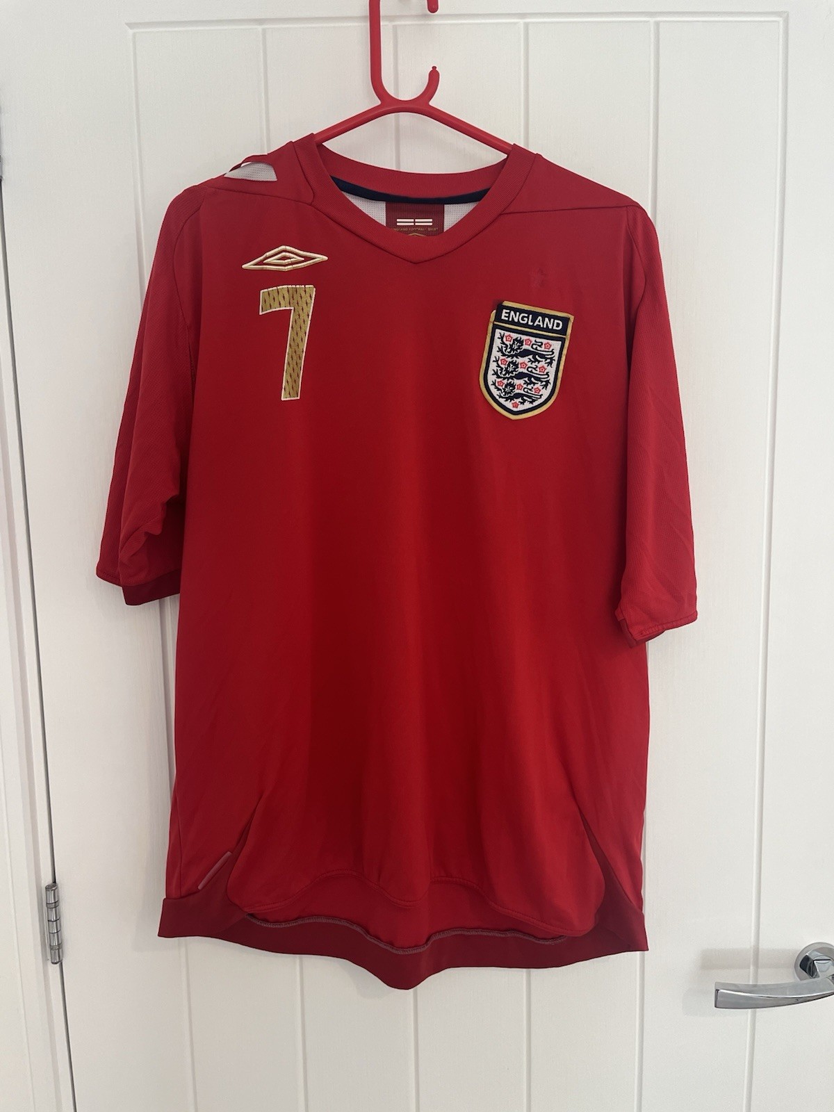 England Umbro 2006/2008 Away Shirt Size Xl Beckham 7 for sale on Ebay