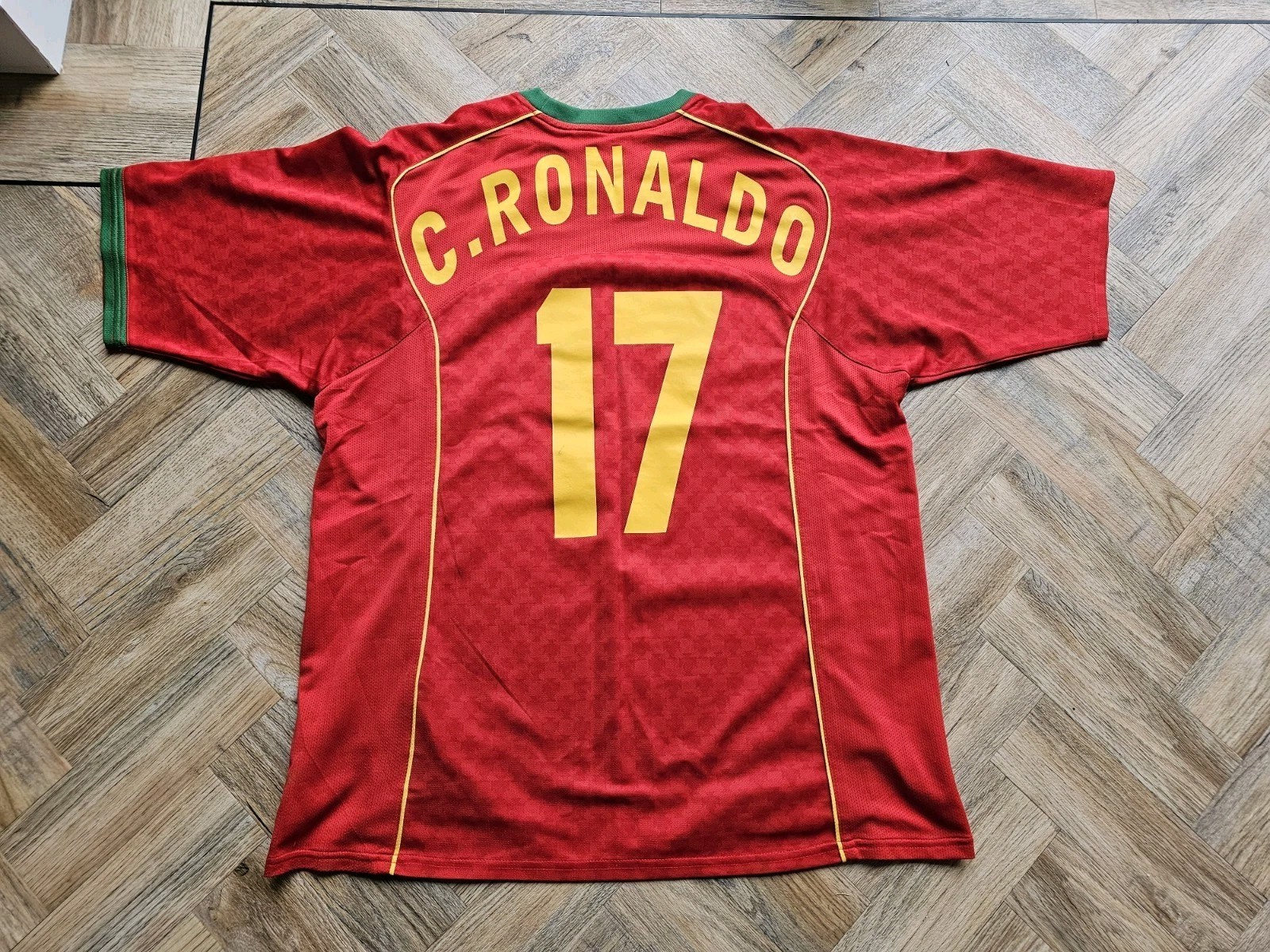 CR7 Christiano Ronaldo 17 Nike Portugal Home Shirt Euro 2004 for sale on Ebay