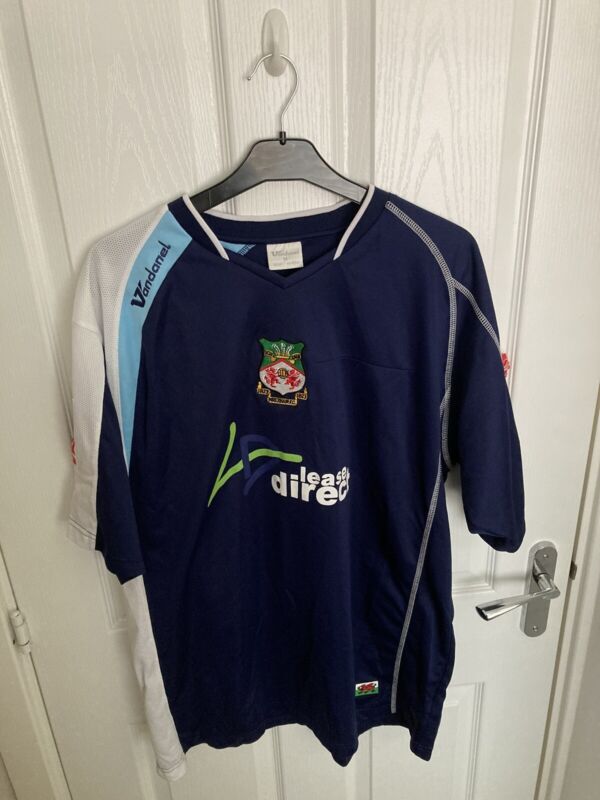 Signed Match Worn Wrexham AFC Shirt Mark Jones #7 2007/08 Welcome to Wrexham XL for sale on Ebay