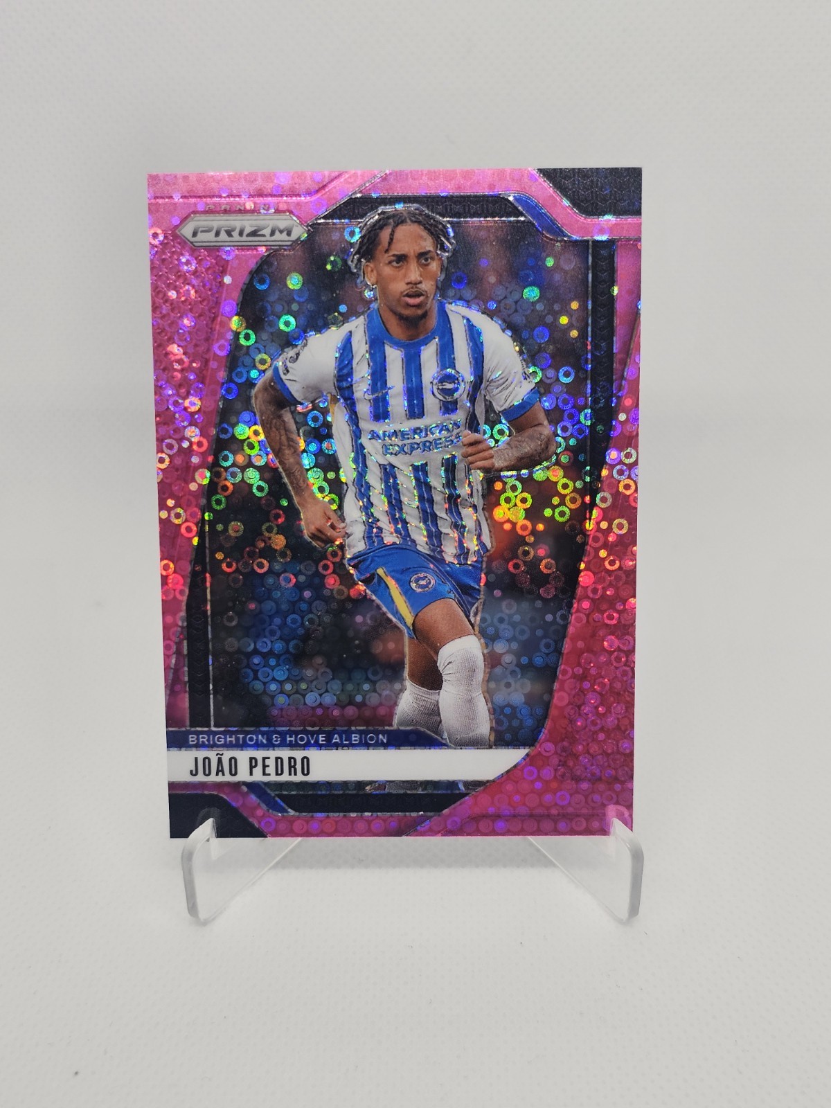 PANINI PRIZM PREMIER LEAGUE 24/25 JOAO PEDRO BRIGHTON/CHELSEA PINK BREAKAWAY/149 for sale on Ebay