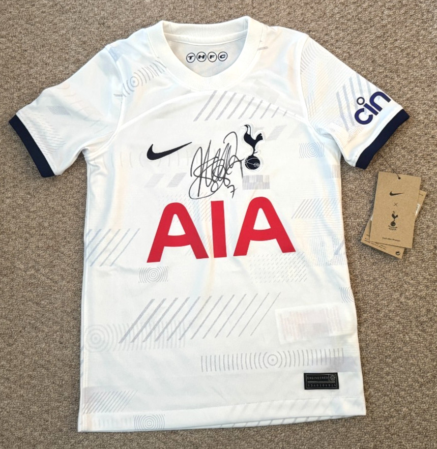 Son Heung-min Signed Tottenham Hotspur Football Shirt with COA for sale on Ebay
