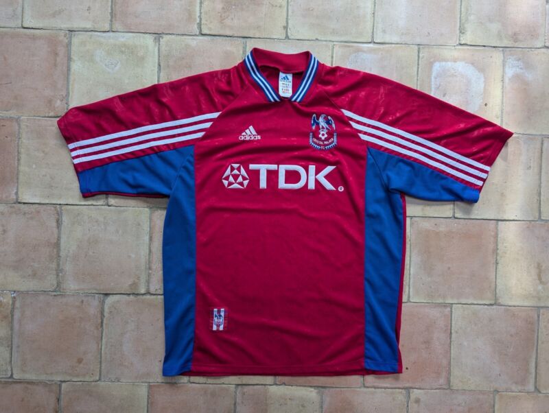 Crystal Palace 98/99 Authentic Home Football Shirt Size Large for sale on Ebay