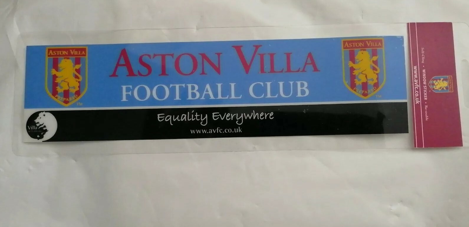 Aston Villa Car Sticker for sale on Ebay