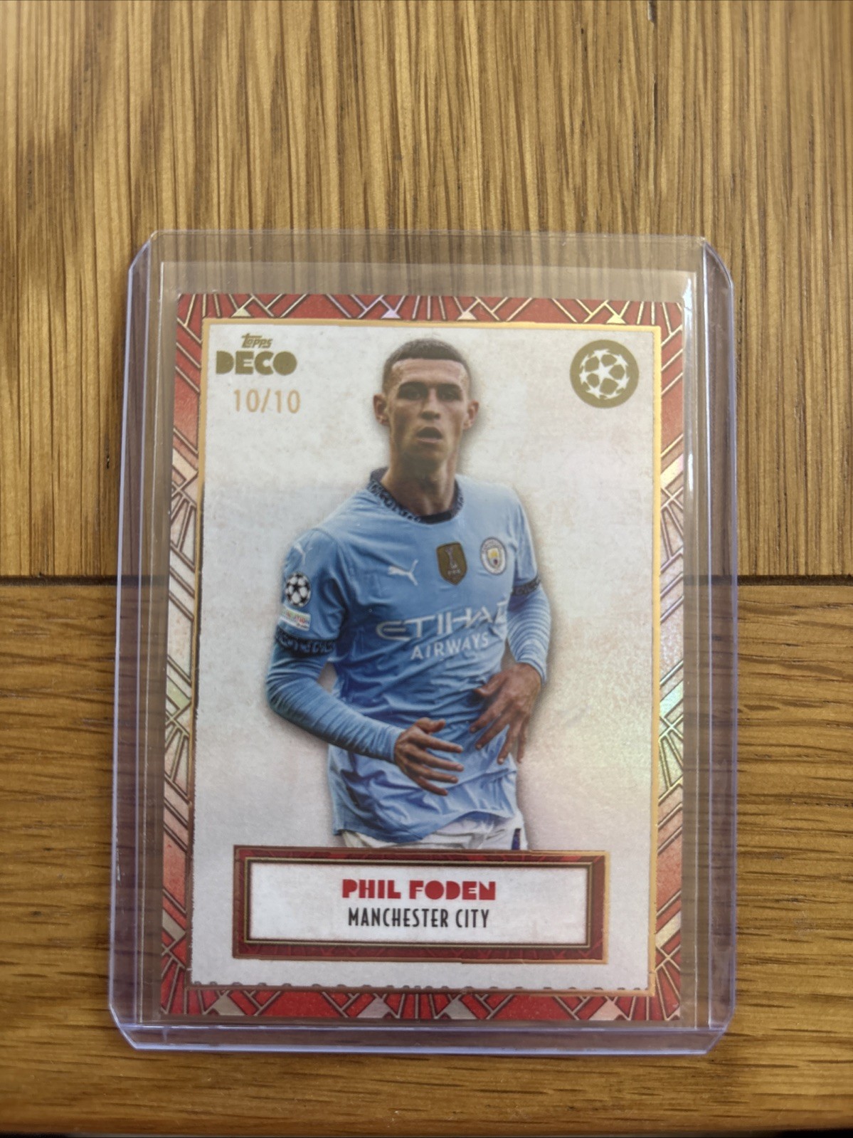 Phil Foden 10/10 Topps Deco 2024/25 • Manchester City • England • SSP for sale on Ebay