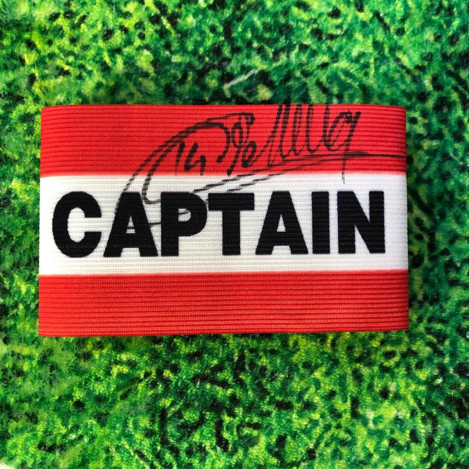 Thierry Henry Of France, Barcelona & Arsenal Signed Captains Armband wCOA for sale on Ebay