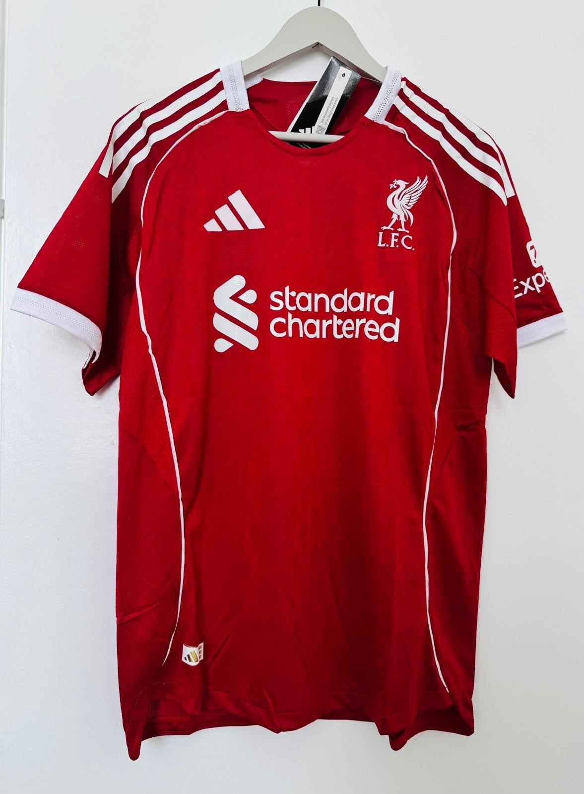 Liverpool Football Shirt XL Size Home Jersey New for sale on Ebay