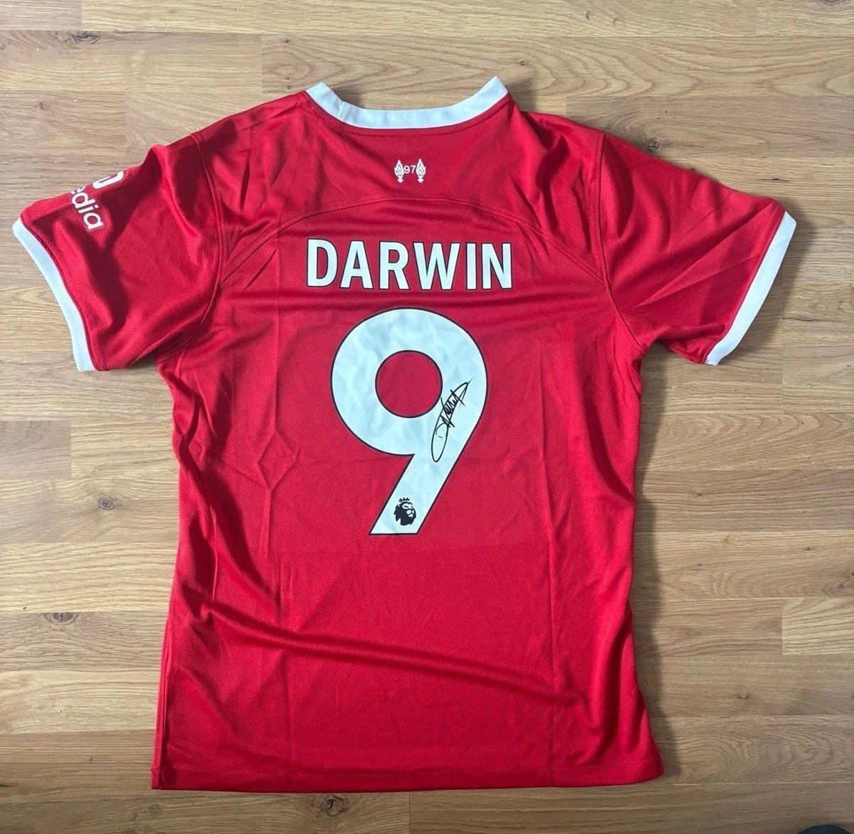 DARWIN NUNEZ Hand signed Liverpool FC 23/24 home shirt Football Uruguay COA for sale on Ebay