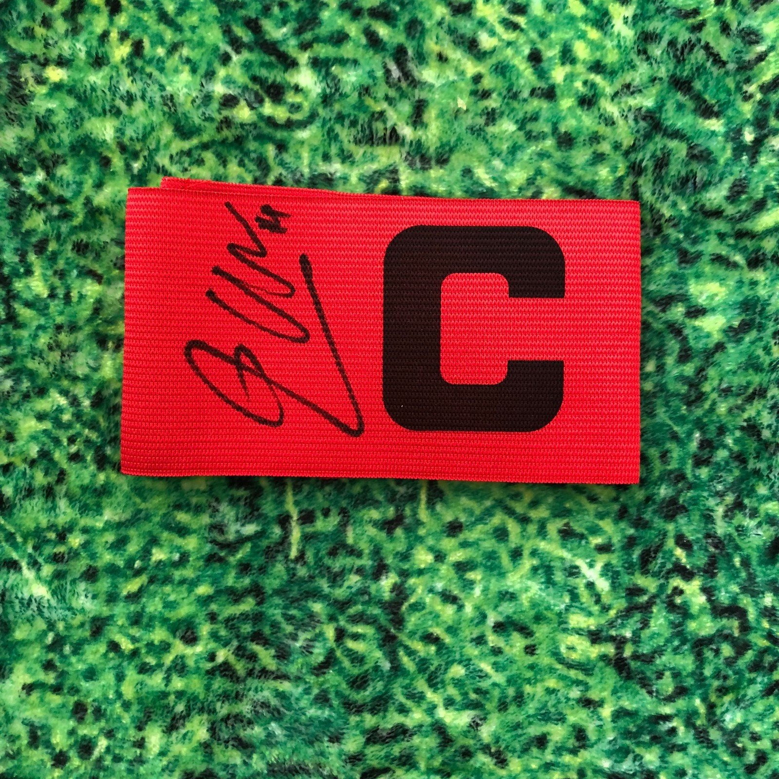 Xabi Alonso Of Spain, Liverpool, Madrid & Bayern Signed Captains Armband wCOA for sale on Ebay