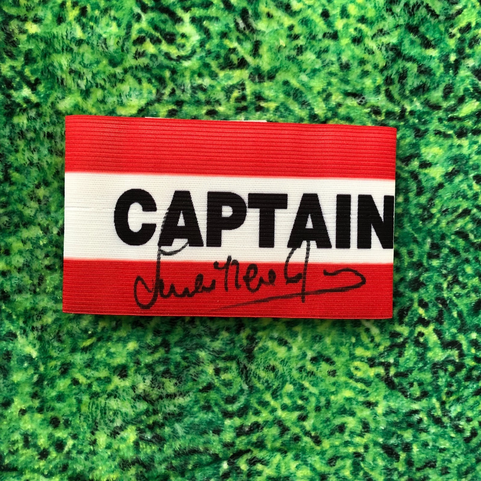 Steve McManaman Of England, Liverpool & Real Madrid Signed Captains Armband wCOA for sale on Ebay