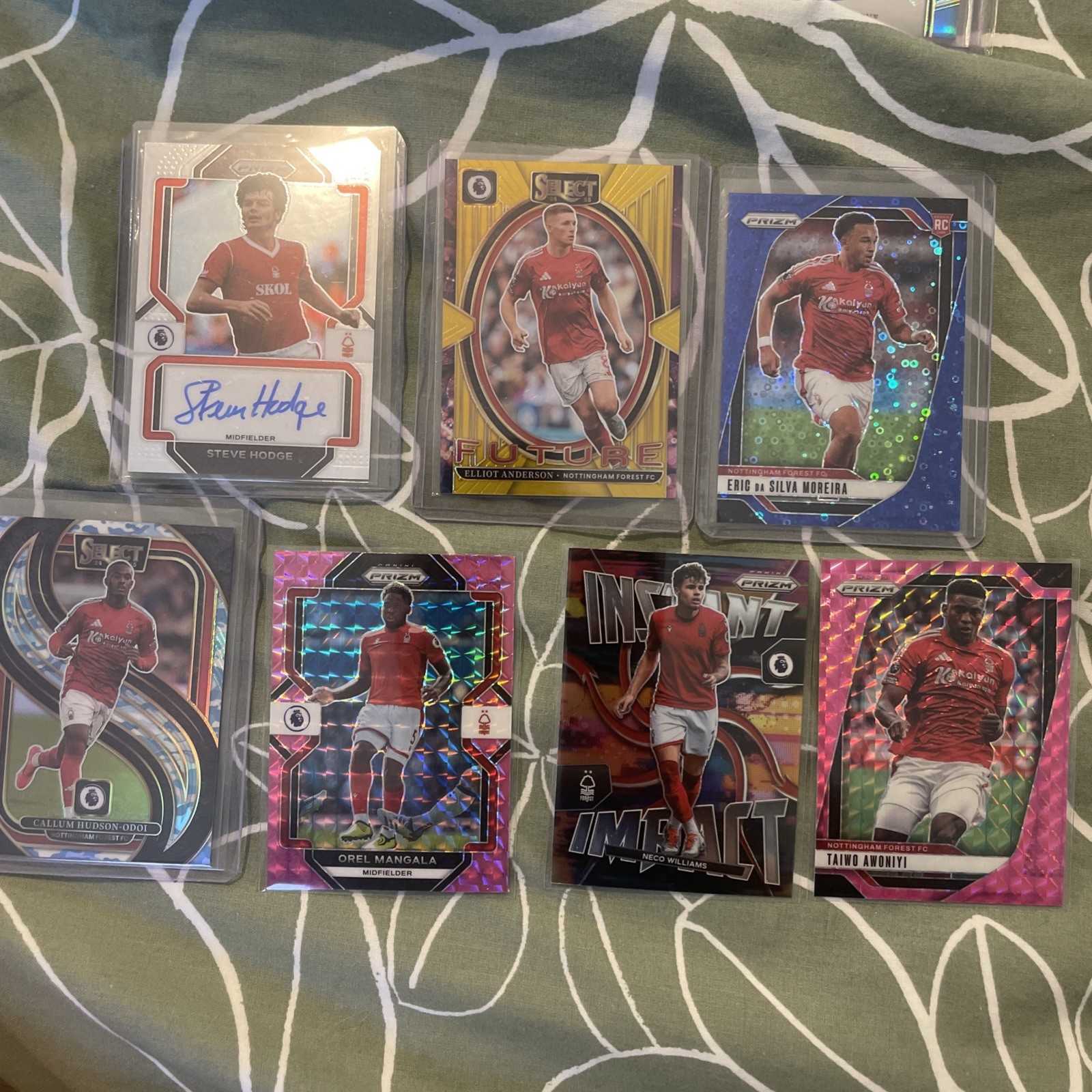 Nottingham Forest Panini prizm / Select Bundle Including Anderson /10 !! for sale on Ebay