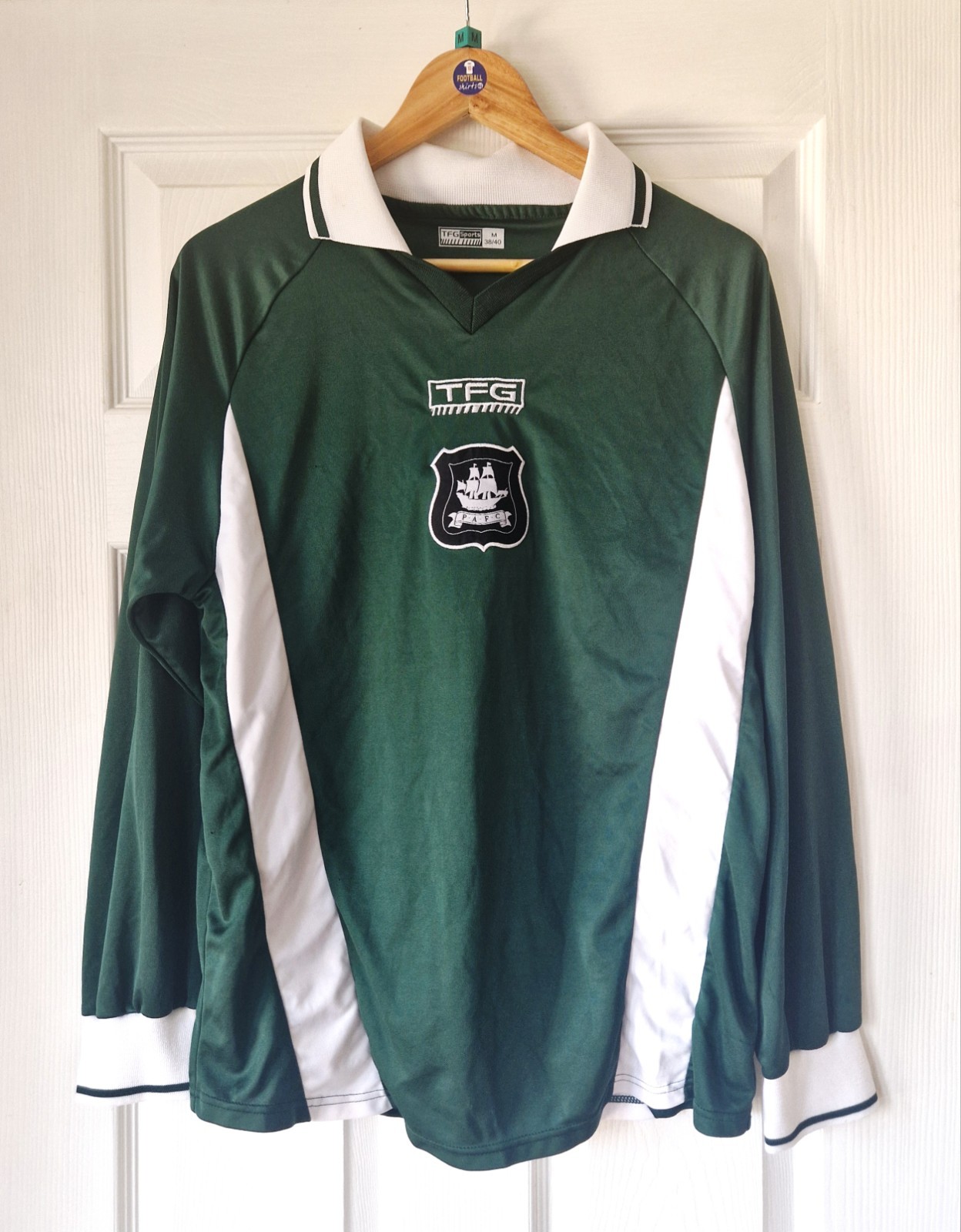 PLYMOUTH ARGYLE VINTAGE HOME FOOTBALL SHIRT 03/04 - ADULT MEDIUM - PLAYER ISSUE for sale on Ebay