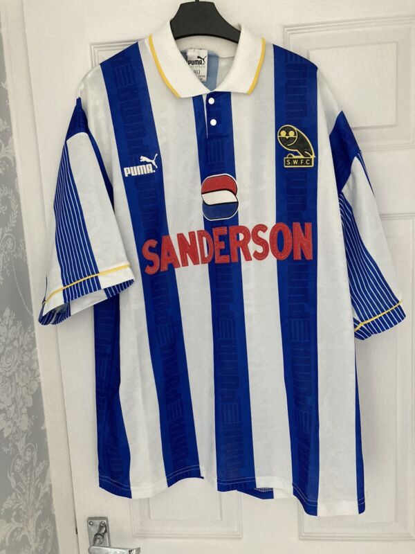 SHEFFIELD WEDNESDAY Puma Home Shirt 1993/95 (XL) for sale on Ebay