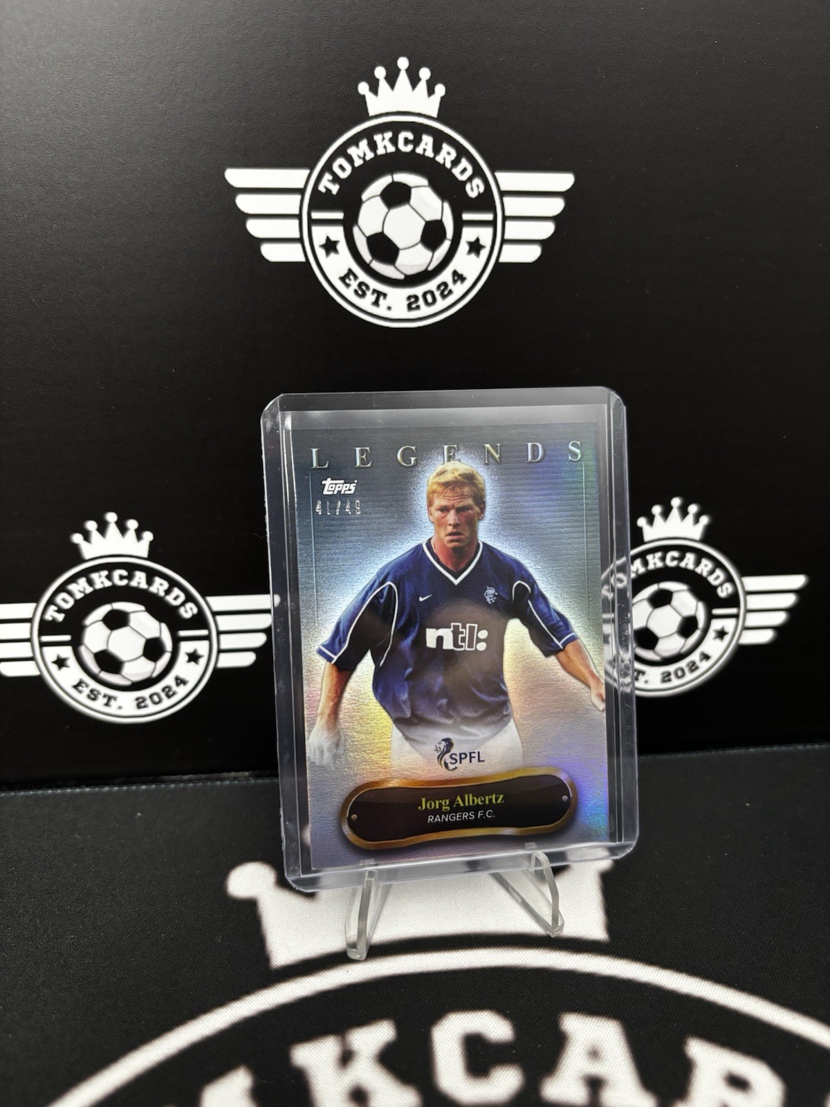 Topps SPFL On Demand 2023/24 Jorg Albertz 41/49 Legends Parallel Rangers FC for sale on Ebay