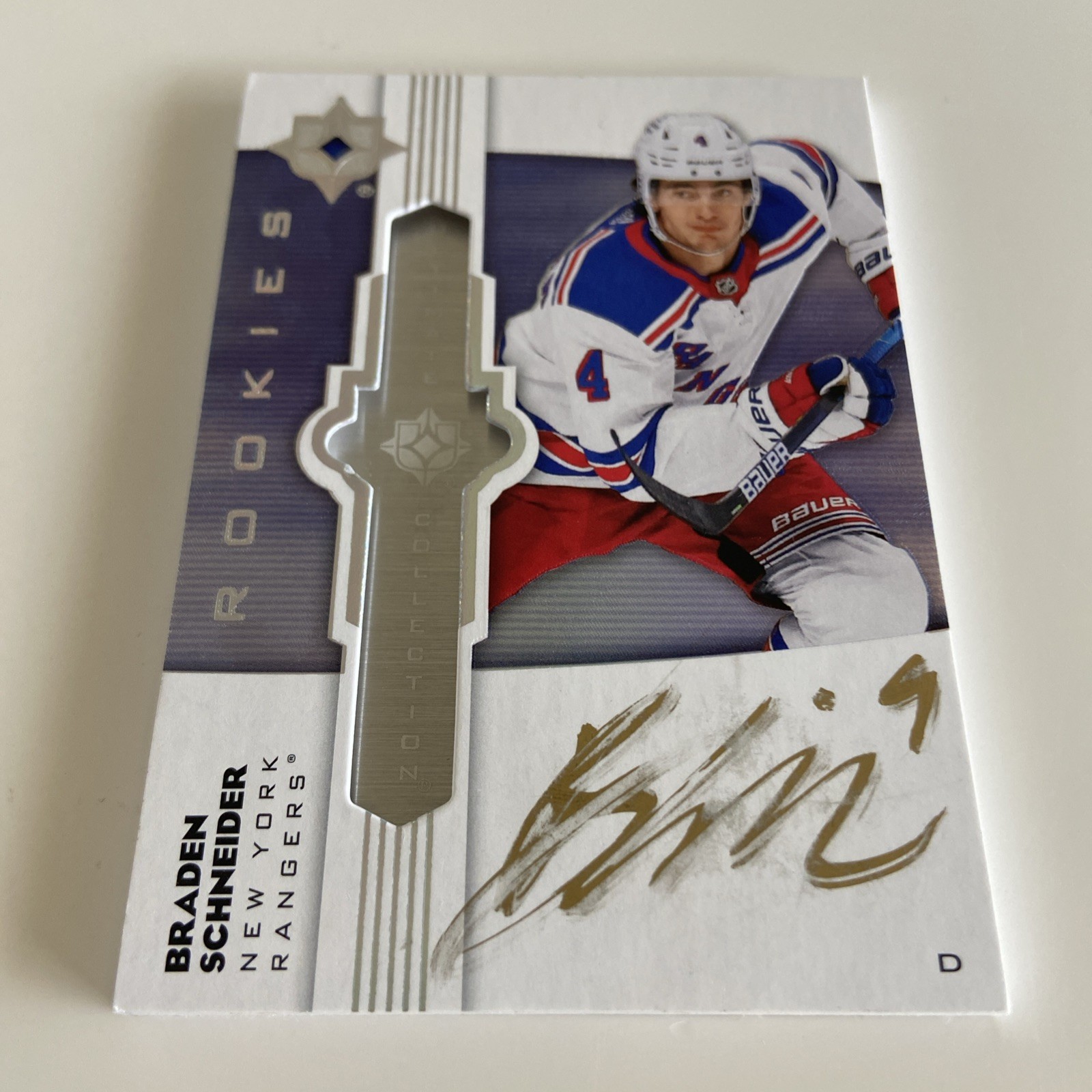 🚨🚨Damage-Braden Schneider-Rookie Auto-Ultimate 2022-23-Rangers for sale on Ebay