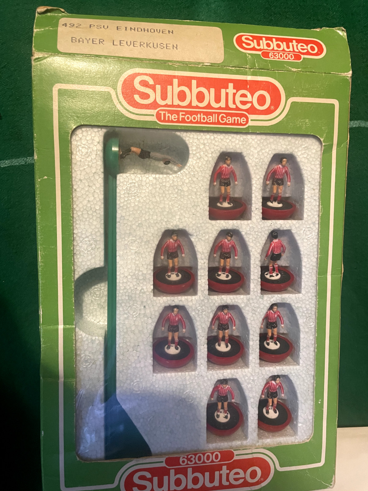 Subbuteo lightweight team 492 PSV EINDHOVEN/ BAYER LEVERKUSEN Numbered Box for sale on Ebay